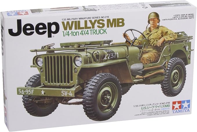 Tamiya maquette Jeep Willys 1/4 Ton